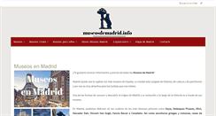 Desktop Screenshot of museosdemadrid.info